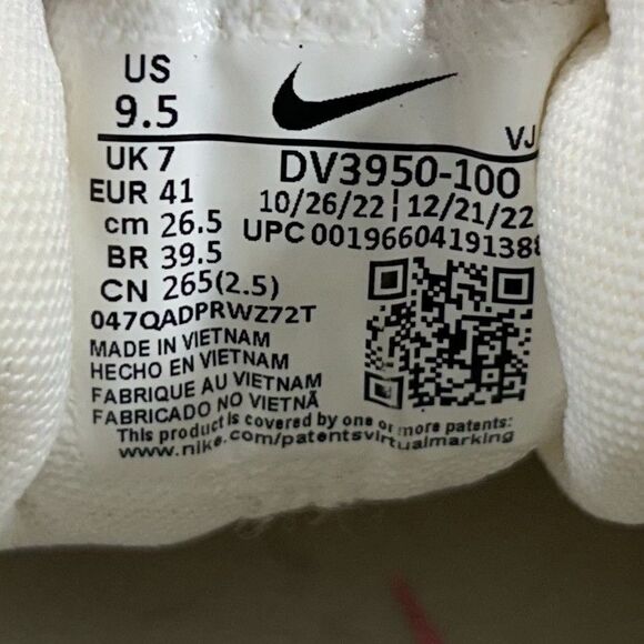 Nike Free Metcon 5 DV3950-100 Women’s Sz 9.5 Sail Sand White Training Shoes Used - Picture 13 of 13